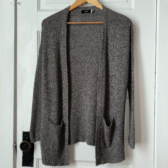 BDG GRAY OPEN FRONT CARDIGAN SWEATER - Picture 2 of 9